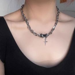 Fashion Black Zircon Necklace Women's Multilayer Winding Clavicle Chain Jewelry