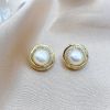 S925 Silver Needle Freshwater Pearl Earrings Female Korean Temperament Ins Wind Ear Jewelry