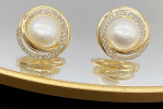 S925 Silver Needle Freshwater Pearl Earrings Female Korean Temperament Ins Wind Ear Jewelry