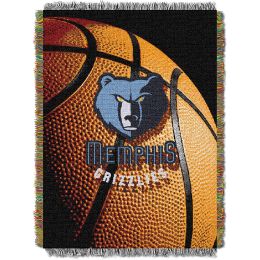 Grizzlies OFFICIAL National Basketball Association, "Photo Real" 48"x 60" Woven Tapestry Throw by The Northwest Company
