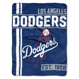 Dodgers OFFICIAL Major League Baseball, "Walk Off" 46"x 60" Micro Raschel Throw by The Northwest Company