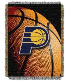 Pacers OFFICIAL National Basketball Association, "Photo Real" 48"x 60" Woven Tapestry Throw by The Northwest Company