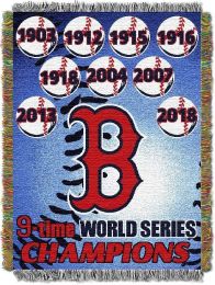 Red Sox CS OFFICIAL Major League Baseball, Commemorative 48"x 60" Woven Tapestry Throw by The Northwest Company