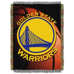 Warriors OFFICIAL National Basketball Association, "Photo Real" 48"x 60" Woven Tapestry Throw by The Northwest Company