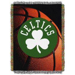 Celtics OFFICIAL National Basketball Association, "Photo Real" 48"x 60" Woven Tapestry Throw by The Northwest Company