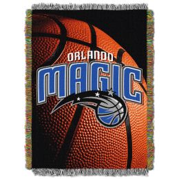 Magic OFFICIAL National Basketball Association, "Photo Real" 48"x 60" Woven Tapestry Throw by The Northwest Company