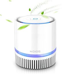 KOIOS Air Purifier for Home, True HEPA Air Filter for Bedroom Small Room and Office Removes Allergies Smoke Dust Pollen Pet Dander, Night Light