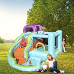 New Inflatable Bounce House, Slide Bouncer with Pool Area ,Climbing Wall, Large Jumping Area