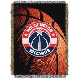Wizards OFFICIAL National Basketball Association, "Photo Real" 48"x 60" Woven Tapestry Throw by The Northwest Company
