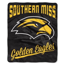 Southern Mississippi OFFICIAL Collegiate, "Alumni" 50"x 60" Raschel Throw by The Northwest Company