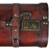 vidaXL Wooden Treasure Chest 2 pcs Vintage Brown