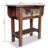 vidaXL Console Table Solid Reclaimed Wood 31.5"x13.8"x31.5"