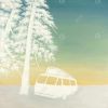 Camping - 08x08 Print on canvas