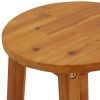 vidaXL Bar Stools 4 pcs Solid Acacia Wood