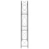 vidaXL Garden Arch Black 59.1"x13.4"x94.5" Iron