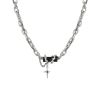 Fashion Black Zircon Necklace Women's Multilayer Winding Clavicle Chain Jewelry