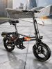 Electric Bike 400W Electric Commuter Bikes, Folding Mini Ebike 14'' Electric Bicycle with 48V 20Ah Battery, 21MPH Adults/Teens City E Bike