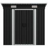 vidaXL Garden Shed Anthracite Steel