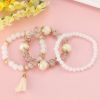 9Pcs Bohemian Beaded Bracelets for Women Girls Multilayer Stretch Stackable Bracelet Set Multicolor Jewelry