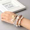 9Pcs Bohemian Beaded Bracelets for Women Girls Multilayer Stretch Stackable Bracelet Set Multicolor Jewelry