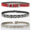 Women Rhinestone Belt Western Cowgirl Bling Studded Belt for Jeans Dress #14