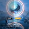 MOOKA Projector with WiFi, 8000L with Carrying Bag, Support 200" Full HD, Gray
