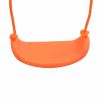 vidaXL Swing Set with Slide and 3 Seats Orange