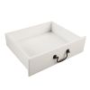 Vanity Table and Chair Set, Makeup Dressing Table with 360Ã‚Â° Rotating Mirror and Large Drawer