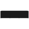 vidaXL TV Cabinet Black 47.2"x13.4"x11.8" Engineered Wood