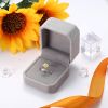 You are My Sunshine Ring 18K Gold Plated Sterling Sunflower Open Band Rings for Women Adjustable Size 9