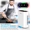MOOKA True HEPA+ Smart Air Purifier, Large Room up to 540ftÃ‚Â², 6-Point Filtration, Auto Mode