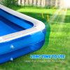 Inflatable Swimming Pool, Family Full-Sized Above Ground Swimming Pools with Air Pump Outdoor Backyard Lounge Pool YF