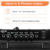 [Do Not Sell on Amazon]Glarry 20W GEA-20 Electric Guitar Amplifier Black