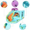 New Inflatable Bounce House, Slide Bouncer with Pool Area ,Climbing Wall, Large Jumping Area