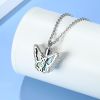 Butterfly Urn Necklace for Ashes Celtic Butterfly Pendant Keepsake Ashes Necklace Memorial Keepsake Cremation Jewelry for Human Women