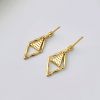S925 Sterling Silver Stud Earrings Colored Zircon Diamond Earrings