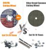 Cut Off Wheels 50 Packs;  4 1/2 inch Ultra Thin Cutting Wheels Anti-vibration Angle Grinder Cutting Discs for Metal and Stainless Steel Cutting