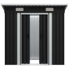 vidaXL Garden Shed Anthracite Steel