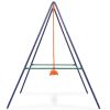vidaXL 2-in-1 Single Swing and Toddler Swing Orange