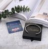 Inspirational Bracelets for Women; Motivational Mantra Bangle; 4MM Friendship Bracelets Personalized Gift with Box