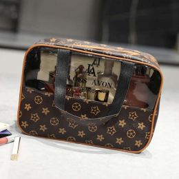 Wholesale Large capacity transparent cosmetic bag (Color: 3)