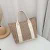 Wholesale Ladies Woven Handbag Beach Bag Multicolor