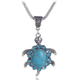 Wholesale starfish butterfly owl elephant turquoise peacock necklace (Color: tortoise 200003758)