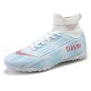 Plus Big Size 35-48 High Ankle Couple Sneaker Men TF Profession Football Chaussure Kids Outdoor Cleats Short Spikes Soccer Shoes