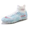Plus Big Size 35-48 High Ankle Couple Sneaker Men TF Profession Football Chaussure Kids Outdoor Cleats Short Spikes Soccer Shoes