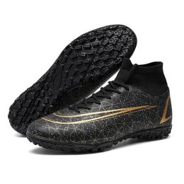 Professional Football Boots High-End New Ag / TF Men's Football Shoes Children's Cleats Sports Shoes Four Seasons Outdoor Traini (Color: see chart)