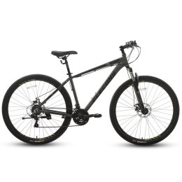 27.5 inch Aluminum Mountain Bike for Woman Men Adult Mens Womens, Multiple Colors (Color: grey)