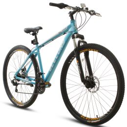 27.5 inch Aluminum Mountain Bike for Woman Men Adult Mens Womens, Multiple Colors (Color: Blue)