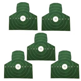 Shooting Training Targets Practice Paper (Style: 5pcs size)