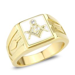 TK1159W - IP Gold(Ion Plating) Stainless Steel Ring with Top Grade Crystal in Clear (size: 8)